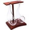 Vinology brandy pipe Sorseggiando occhiali set con espositore in legno 75 ml - Confezione da 2