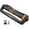 Melnor 65165AMZ XT Turbo Irrigatore oscillante, 4.500 mq, pacchetto di connessione rapida, regolabile a 2 vie, nero, giallo
