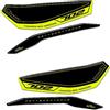 Resin Bike Adesivi Moto Compatibile con Benelli TRK 702X 2023-2026 Anthracite Grey. Protezioni Paramani da Urti e Graffi. Coppia di Adesivi Resinati con Effetto 3D Giallo Fluo