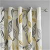 Fusion - Ensley - Coppia di tende con occhielli, 100% cotone, 117 x 183 cm, colore: ocra