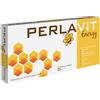 PERLA PHARMA Perlavit Energy 10 Flaconi da 10 ml - Integratore alimentare per la stanchezza e l'affaticamento