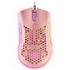 GielleService MOUSE GAMING MARS MMEX 32000 dpi - Alloggiamento del pannello perforato ROSA