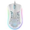 GielleService MOUSE GAMING MARS MMEX 32000 dpi Alloggiamento del pannello perforato BIANCO
