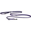 Company of Animals Guinzaglio a doppia estremità HALTI - guinzaglio da addestramento con imbottitura in neoprene, tessuto catarifrangente 3M e lunghezza regolabile. Ideale per cani piccoli e medi (taglia S, viola)