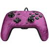 PDP Controller Faceoff Deluxe+ Audio con Cavo Switch, Viola (Camuflage)