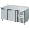 AMITEK Tavolo refrigerato - Alzatina - N. 2 porte - cm 136 x 70 x 95 h
