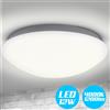 BAKAJI Plafoniera LED Rotonda 12W Luce Bianca 4000K Naturale Lampada Soffitto 29,5cm