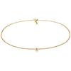 Elli Collana Choker Süßwasserperle Anhänger Klassik 925 Silber