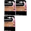 Duracell 3X Duracell 371/370 SR920 Con Ossido D'Argento (3 Blister Da 1 Batteria) 3 Pile