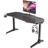 GielleService TAVOLO GAMING MUVIP PRO800 XL in Fibra di Carbonio con Luce RGB - Solido