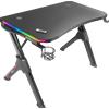 GielleService TAVOLO GAMING MUVIP MGD100RGB 100x60cm Pannello laminato in fibra di carbonio