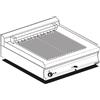 LOTUS Griglia professionale top contract - Cottura diretta - cm 80 x 60 x 28 h