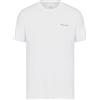 Armani Exchange T-Shirt Uomo, Blu, XL