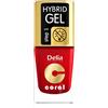 Delia Cosmetics Coral Nail Enamel Hybrid Gel 11 ml