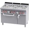 LOTUS Cucina acqua a gas - N. 6 Fuochi - Forno a gas statico - cm 120 x 90 x 90 h