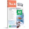 Peach Pellicole per laminazione A3 - 80 mic - 100 pouches - opaco - scrivibile - qualità premium per i migliori risultati di laminazione - compatibile con dispositivi di tutti i produttori -