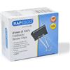 Rapesco FBC410B1 Molle Fermacarte 41 mm, Nero, Confezione da 10