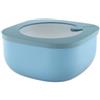 Guzzini Store&More Kitchen Active Design Contenitori Ermetici Bassi per Frigo/Freezer/ Microonde (M), 16 x 16 x 7,8 cm, Blu (Blu medio opaco)