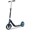 Beeper - Monopattino per adolescenti e adulti da 8'' Ruote con sospensione anteriore City Scoot con o senza freno anteriore - senza freno anteriore, Colore - Nero