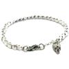 Spadarella Gioielli Spadarella bracciale in argento 925 con ciondolo a forma di teschio, lunghezza 19 cm SPBR622