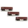 ARNOLD HN6414 set tre carri Eaos FS con carico di rottami metalli, Scala N 1/160