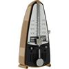 Wittner Metronomo Taktell Piccolo Serie 830 - Custodia in plastica - Senza campana - Marrone chiaro - Meccanico a carica - Non sono necessarie batterie - Made in Germany