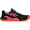 ASICS Gel-Challenger 14 Padel, Sneaker Uomo, Black/Blazing Coral, 44 EU