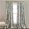 Lush Decor Tende da Giardino botaniche con Stampa Floreale con Uccellini, oscuranti, Set per Soggiorno, Sala da Pranzo, Camera da Letto (Coppia), Blu, 132 cm di Larghezza x 213 cm di Lunghezza