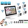 EACH ITALY KIT Videosorveglianza NVR Monitor 10.1 Pollici 4 Telecamere HD 960p Visione Nott