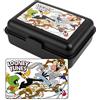 United Labels Looney Tunes - Contenitore per il pranzo, con divisore, colore: Nero