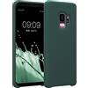 kwmobile Custodia Compatibile con Samsung Galaxy S9 Cover - Back Case per Smartphone in Silicone TPU - Protezione Gommata - verde muschio
