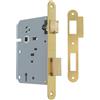 Amig - Serratura da infilare | Ingresso 60/68 mm | Serratura per Porte in Legno | Con la chiave Gorja sul bordo quadrato | Chiave vuota | Ottone opaco