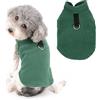 Ranphy Gilet per cani di piccola taglia per ragazze e ragazzi, maglione a tinta unita con anello a D in morbido pile, giacca calda per animali domestici, abbigliamento invernale autunnale per cuccioli