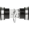 M-WAVE Press Fit BB Set Carousel BB PF Ex for 86 Mm (Road) - 92 Mm (MTB) CW-Sets, Shimano Compatible, Transparent/Black Alloy Cups, 2 Bearings, for 24 Mm Axle, Box