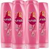 Sunsilk Scintille di Luce Balsamo per Capelli Spenti e Crespi con Olio di Jojoba Collagene e Biotina Azione Illuminante Effetto Seta - 6 Flaconi da 350ml