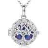 EUDORA Harmony Ball EUDORA Collana per Gravidanza con Sfera dell'Armonia per Donne, Ciondolo Albero della Vita Chiamatore di Angeli Campana dei Desideri Regalo di Gioielli con Sfera del Messico, 45 + 30