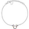 Disney Bracciale in argento con una figura centrale raffigurante Minnie (Minnie multicolore)