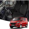 PER FORD TRANSIT Custom Sport Furgone 2015 Coprisedili Grigio Panno EUR