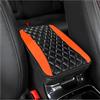 CGEAMDY Cuscino per bracciolo auto in pelle, cuscino impermeabile per bracciolo sedile, accessori per auto confortevoli per la maggior parte delle auto, furgoni e SUV (Arancione)