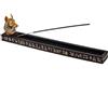 DRW Supporto bruciatore Incenso in Resina con Anubis in Resina Dipinto a Mano 30x4x7 cm