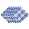 DII Tavolo classico, cotone, blu slavato, 50,8 x 50,8 cm (set da 6)