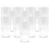 DOJA Barcelona | Bicchieri Plastica Dura | 50cl | 12 pz | Bicchiere Trasparente | 154x87x1,8mm | Bicchieri Rigidi Plastica Dura Policarbonato | Bicchieri di Plastica Dura Riutilizzabili | Acqua