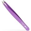 remos professional body care REMOS Pinzetta combinata in acciaio inox 9,5 cm - 2in1 per doppie punte e capelli - Viola