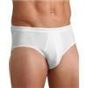 Sloggi Slip Uomo in Cotone Elasticizzato, Offerta 6 E 12 Pezzi, Slip Uomo in Cotone Elastico Esterno (6 Pezzi Bianco, TG 6)