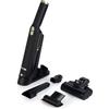 Petra PF01111VDE Aspirapolvere portatile - senza fili, spazzola motorizzata per i peli, base di ricarica e appoggio, filtro HEPA, accessori, leggero, 2 velocità, contenitore per la polvere da 100 ml