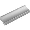 ALLES IM GRIFF Maniglia per mobili Alto LA 160 mm, larghezza 200 mm, ideale per cassetti, alluminio anodizzato naturale