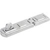 Sterling CHS160 Cerniera e graffetta in Acciaio temprato da 160 mm, con 1 Collegamento per l'uso Intorno agli Angoli, Grigio