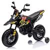 TOYSCAR Moto Elettrica Bambini Aprilia RX Mini Moto Cross 3 Ruote Moto Bambini Motore Elettrico 12V Moto Per Bambini 1-4 Anni Luci Led Sospensioni A Molla TOYSCAR (GIALLO-NERO)