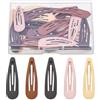 XIATIAN 30 Pezzi Mollette per Capelli a Scatto - 5cm Colorati Fermagli Capelli Bambina - Forcine Antiscivolo Accessori Carini Capelli in Metallo per Bambine e Donne
