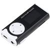 Worparsen Mini lettore musicale MP3 LCD clip supporto USB 16GB Micro SD-Card Lettore multimediale digitale portatile nero